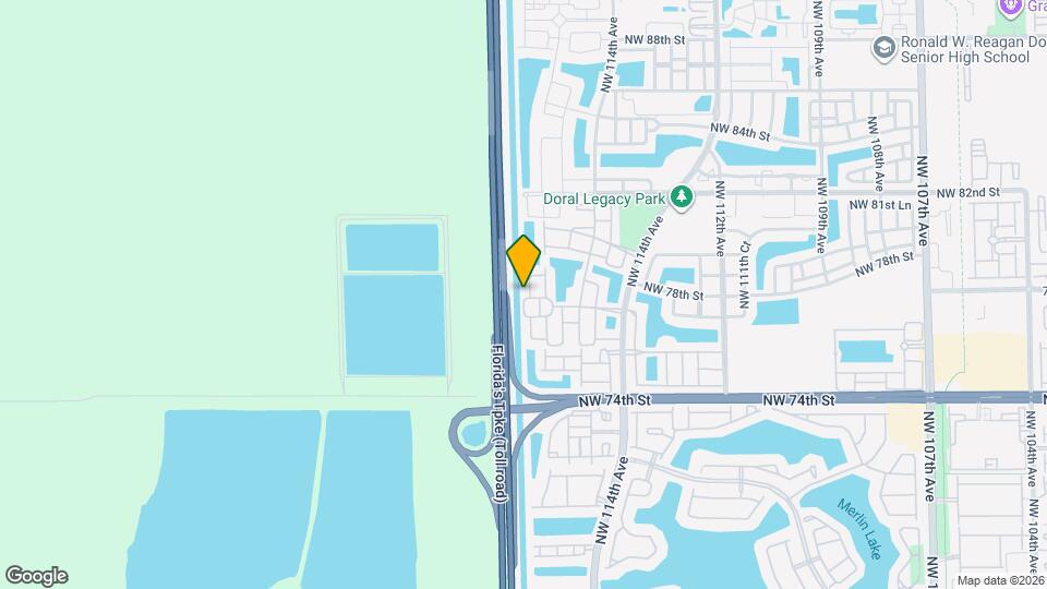 7806 NW 116 Pl, Unit 19188 Map and Location Details