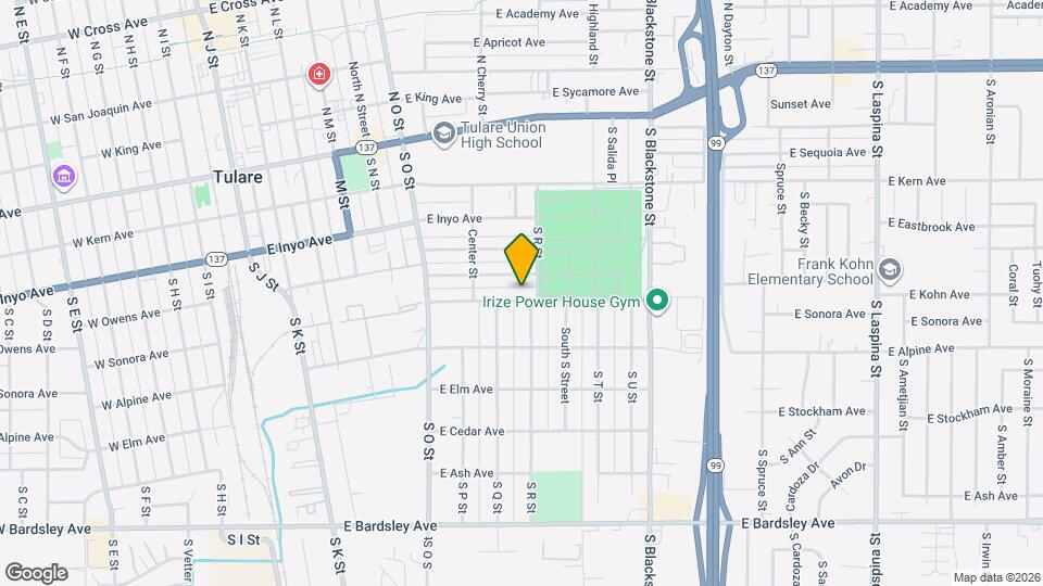 778 E Sonora Ave Map and Location Details