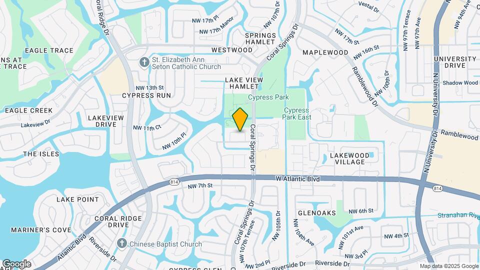 10820 NW 10th Pl Map and Location Details