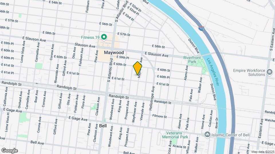 6045 Mayflower Ave Map and Location Details
