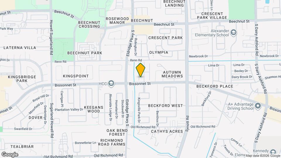 8923 Willow Wind Ln Map and Location Details