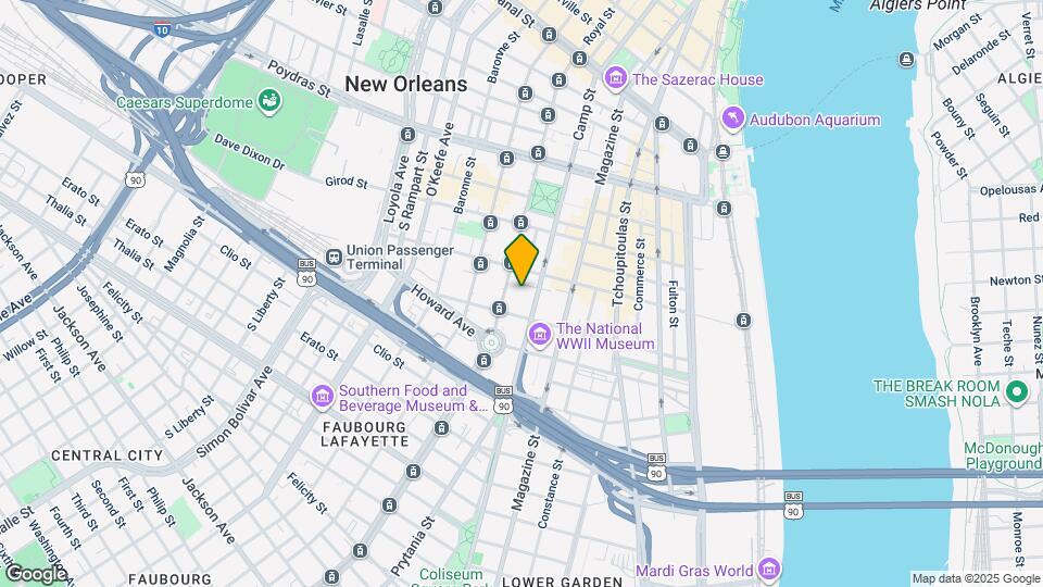 837 Camp St Map and Location Details