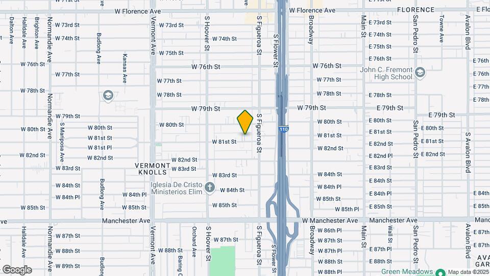 531-537 3/4 W 81st St Map and Location Details