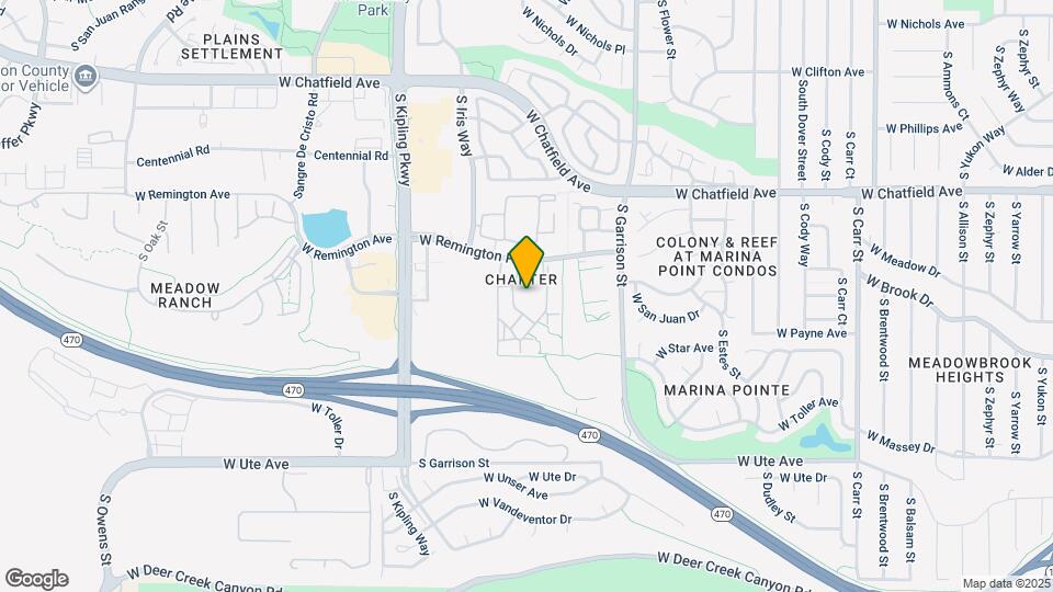 8456 S Hoyt Way Map and Location Details