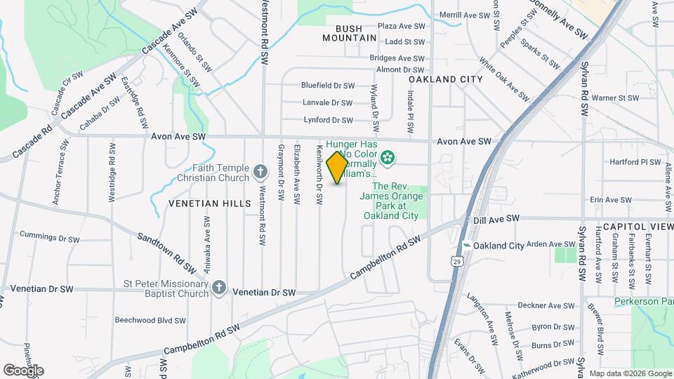 1291 Lorenzo Dr SW Map and Location Details