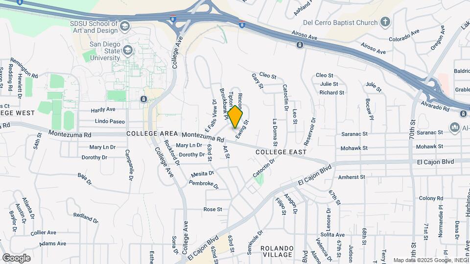 5105 Tipton St Map and Location Details