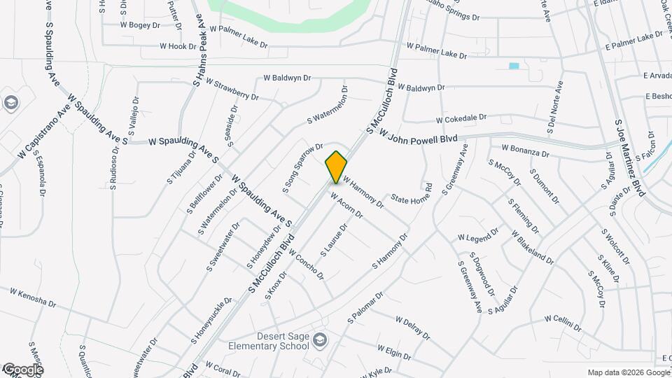 295 W Acorn Dr Map and Location Details