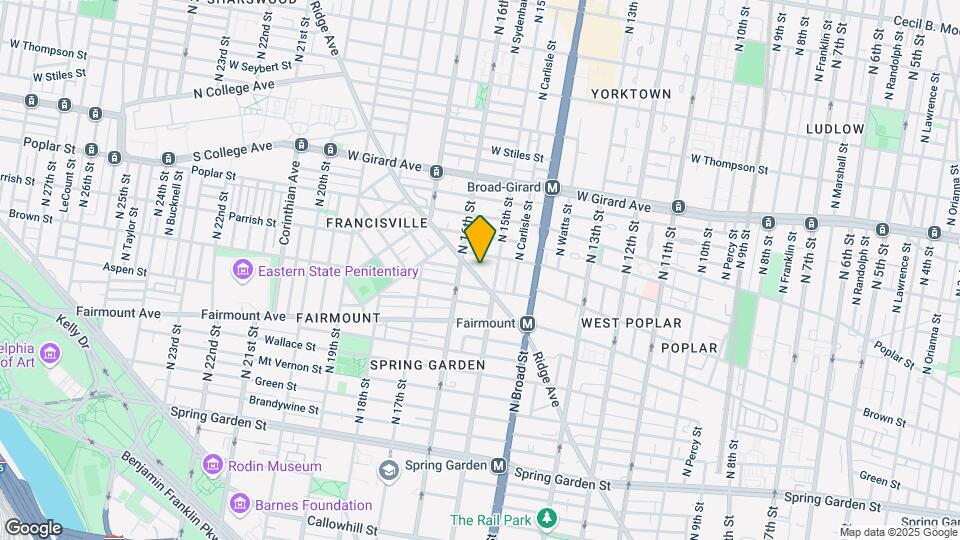 1533 Ridge Ave, Unit 304 Map and Location Details
