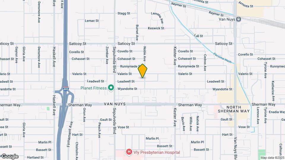 15109 Leadwell St, Unit 15111 Map and Location Details