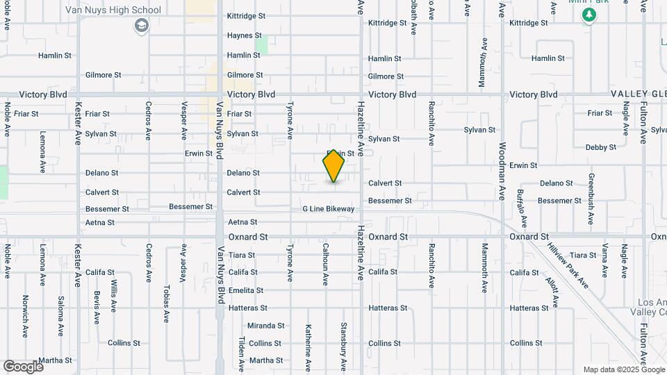 14153 Calvert St Map and Location Details