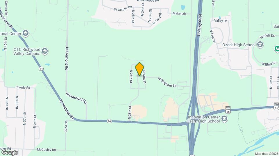 1018 N 25th St Map and Location Details