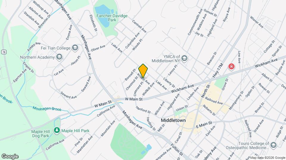 35 Crescent Pl Map and Location Details