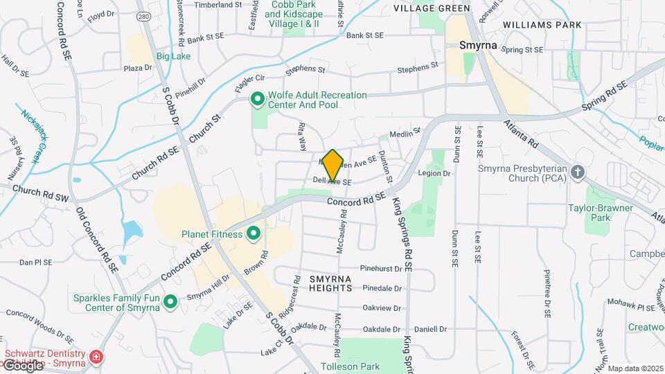 1036 Dell Ave SE Map and Location Details