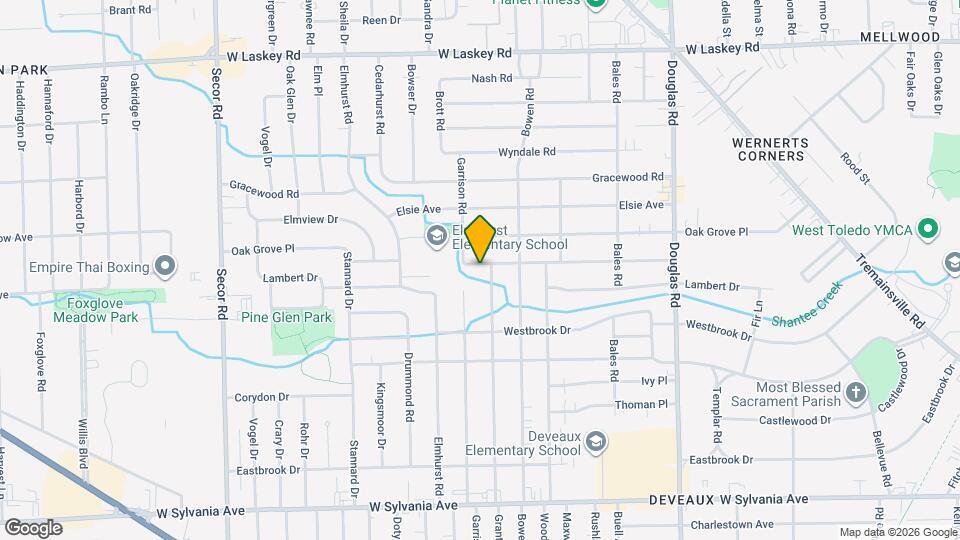 2843 Castleton Ave Map and Location Details