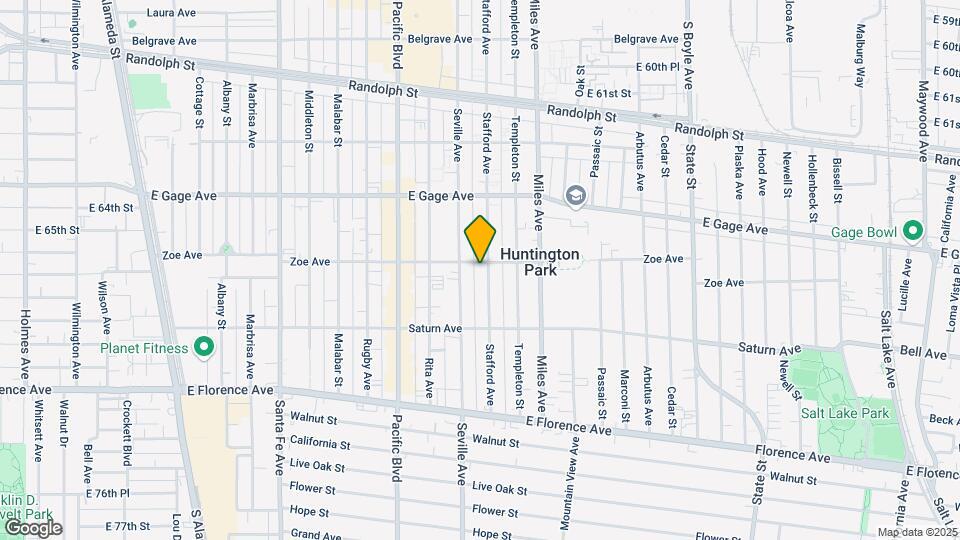 6609 Stafford Ave Mapa y Detalles de la Ubicación