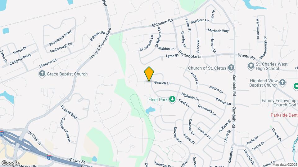 3503 Ipswich Ln Map and Location Details