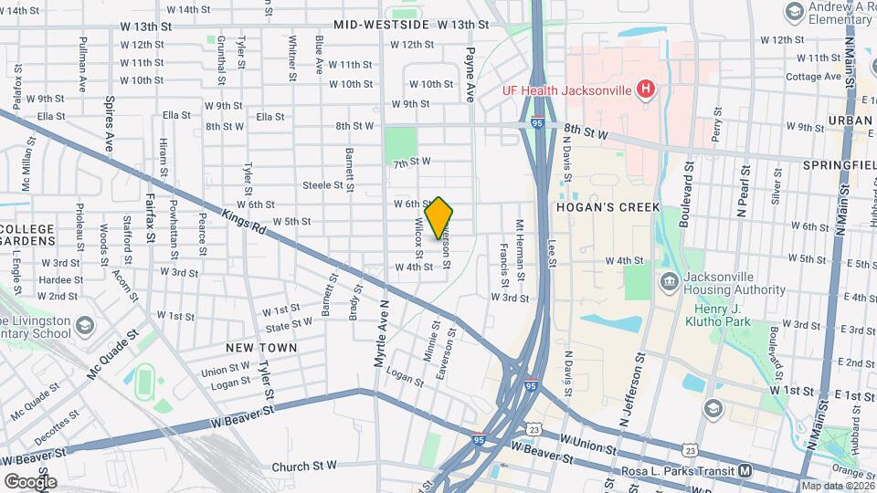 1165 Hart St Map and Location Details