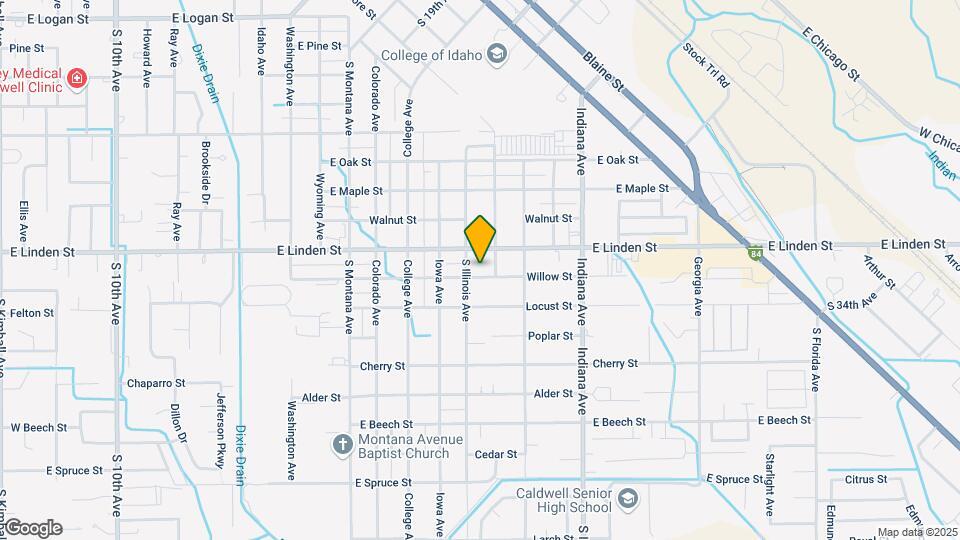 1715-1719 Willow St Map and Location Details