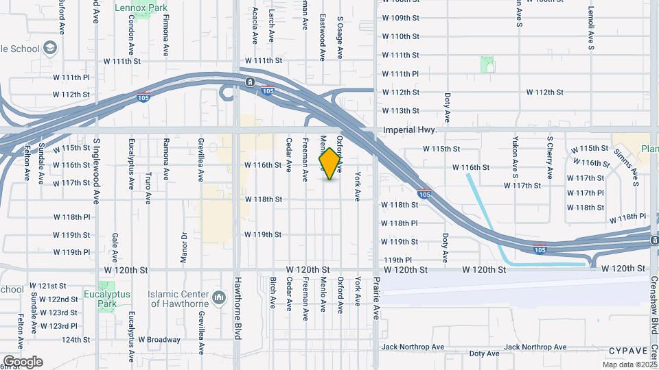 11702 Menlo Ave Map and Location Details