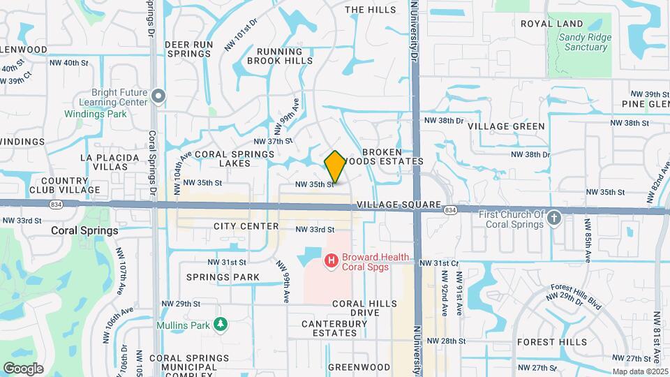 9670 NW 35th St Map and Location Details