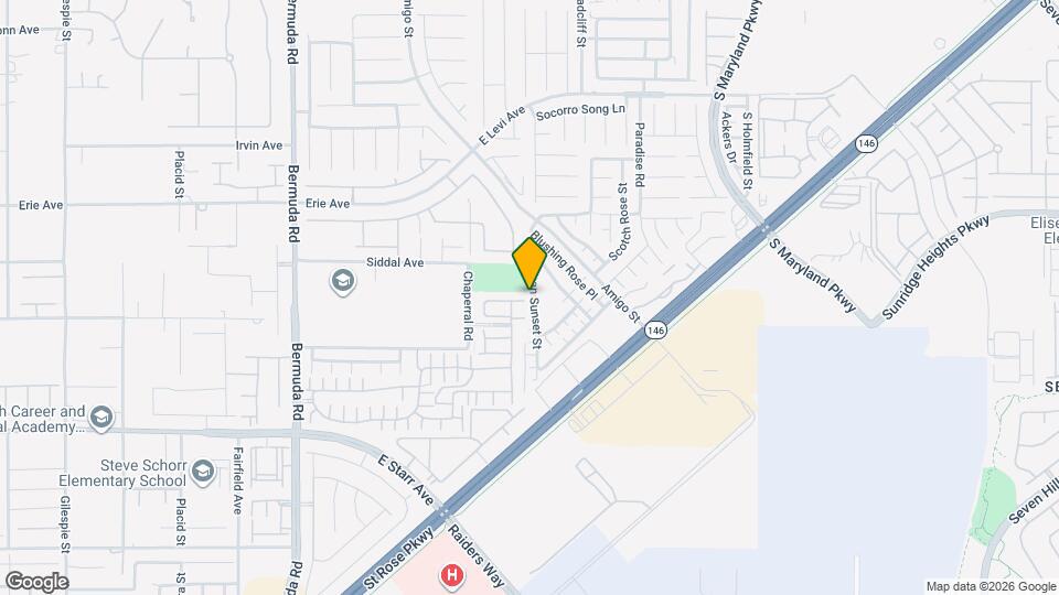 11043 African Sunset St Map and Location Details