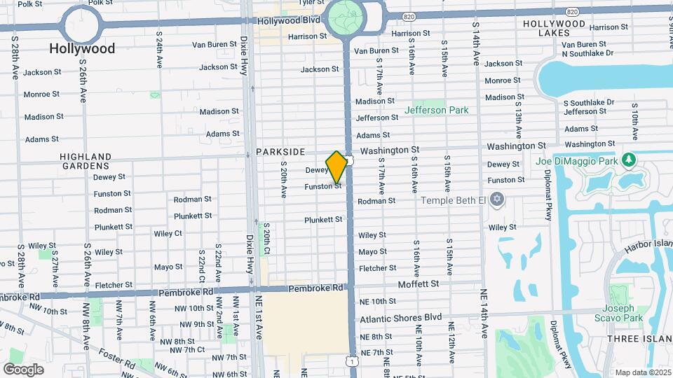 1820 Funston St Map and Location Details