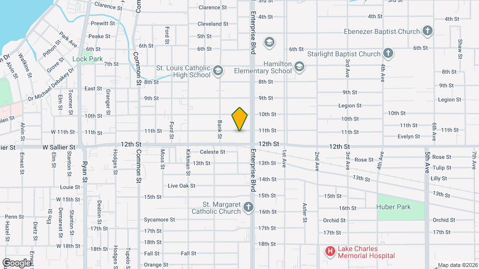 1104 11th St Map and Location Details