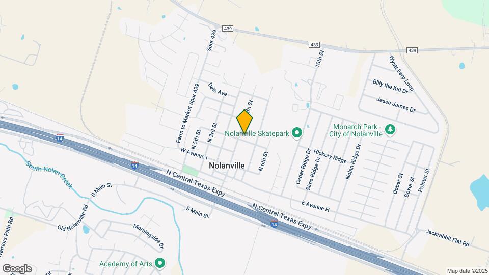 101 E Avenue K Mapa y Detalles de la Ubicación