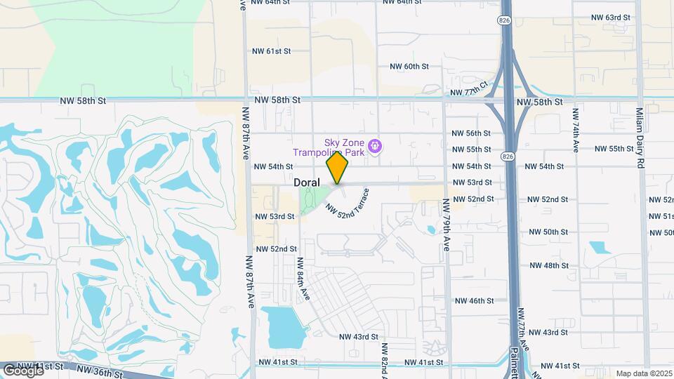 5252 NW 85th Ave Map and Location Details