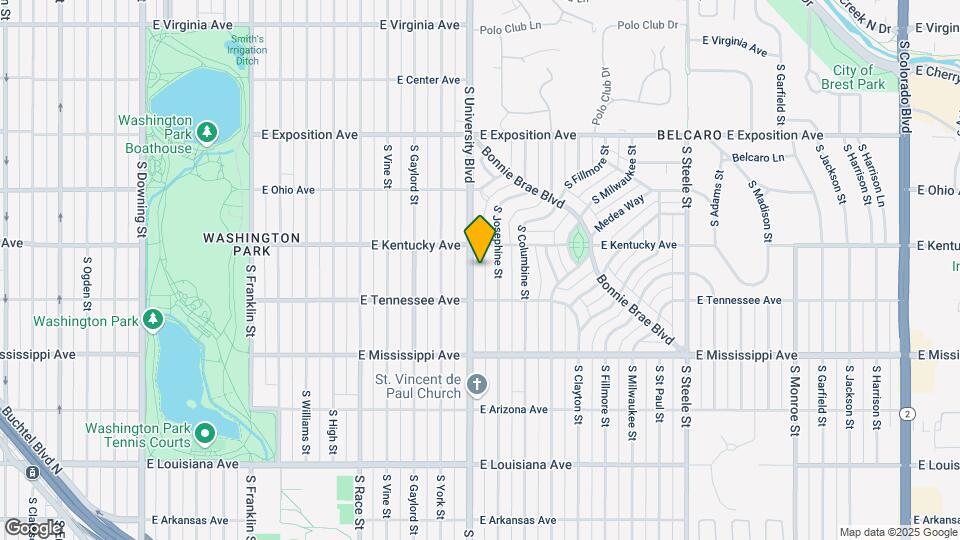 940 S University Blvd Map and Location Details