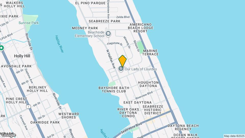 1020 N Halifax Ave Map and Location Details