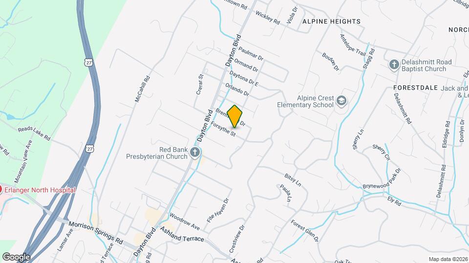 201 Forsythe St Map and Location Details