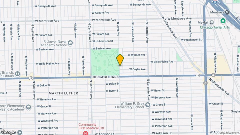 4039 N Long Ave Map and Location Details