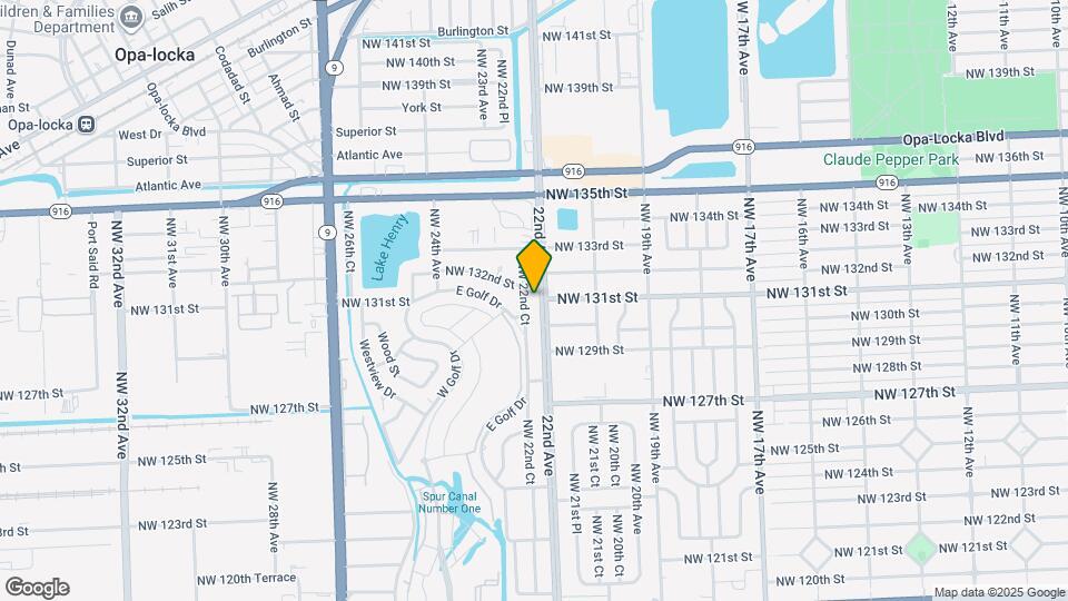 13100 NW 22nd Ave Map and Location Details