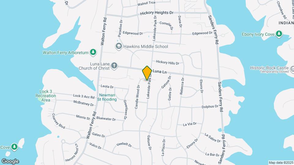 213 Lakeside Park Dr Map and Location Details