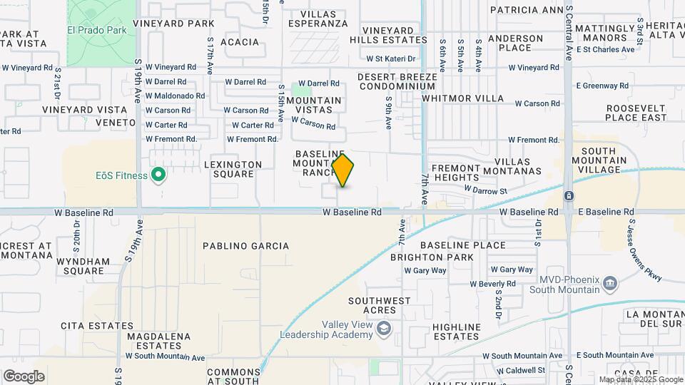 7417 S 12th Ave Map and Location Details