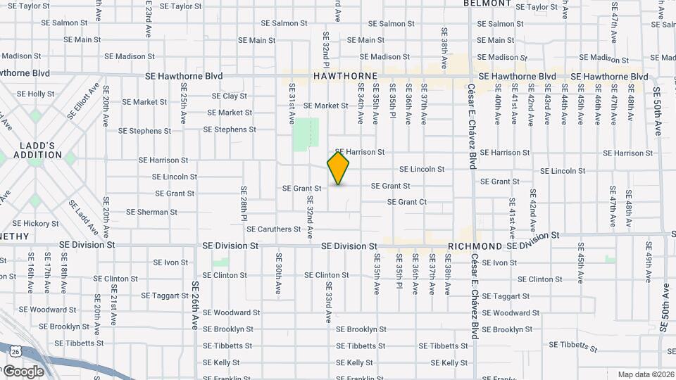 3276 SE Grant St, Unit Zen Den Map and Location Details