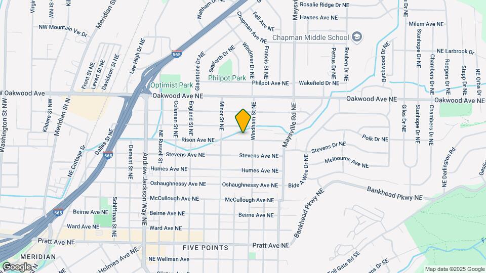 1413 Rison Ave NE Map and Location Details