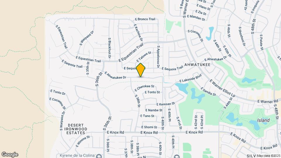 3829 E Ahwatukee Dr Map and Location Details