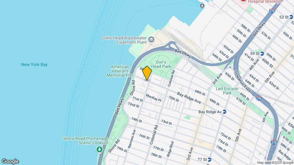6902 Narrows Ave Mapa y Detalles de la Ubicación