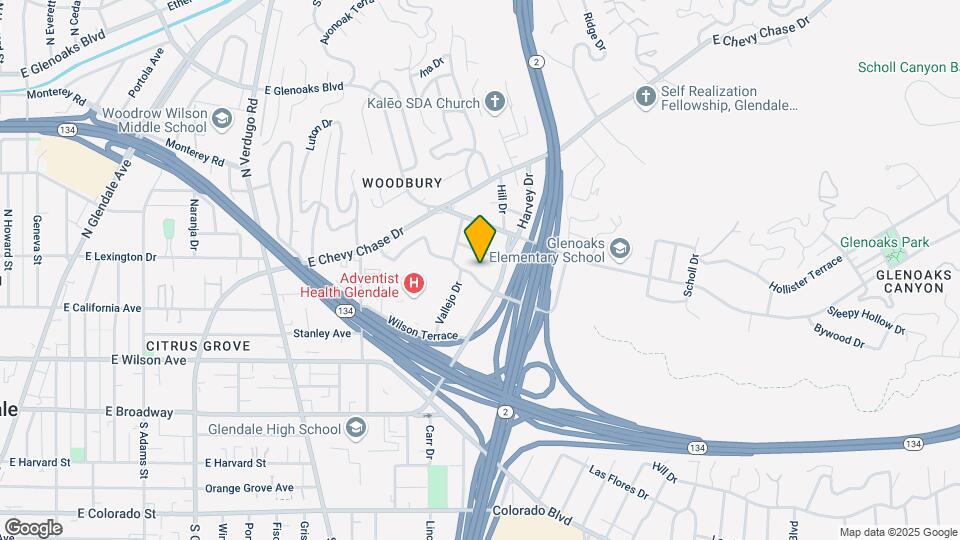 1727 Holly Dr Mapa y Detalles de la Ubicación