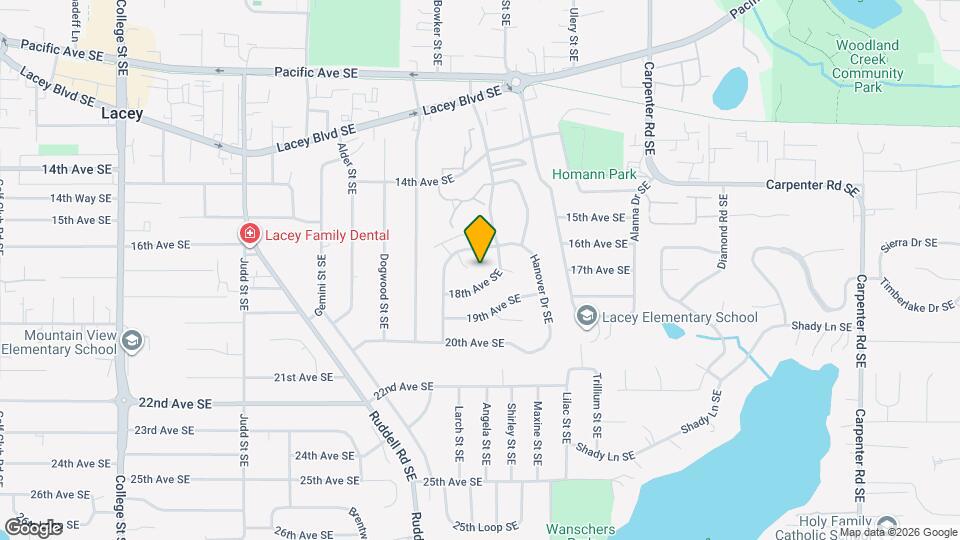 1609 16th Ct SE Map and Location Details