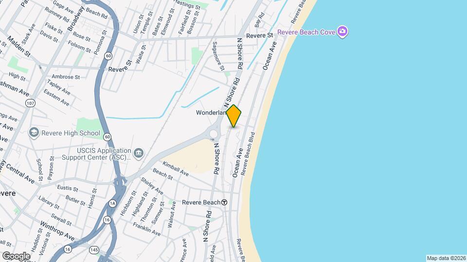 394 Ocean Ave, Unit 515 Map and Location Details