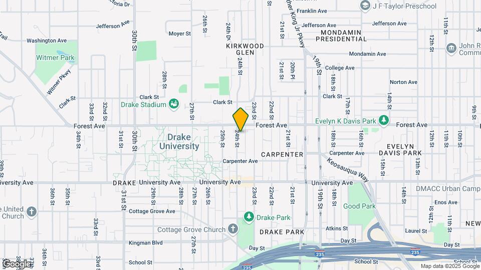 1355 24th St Map and Location Details