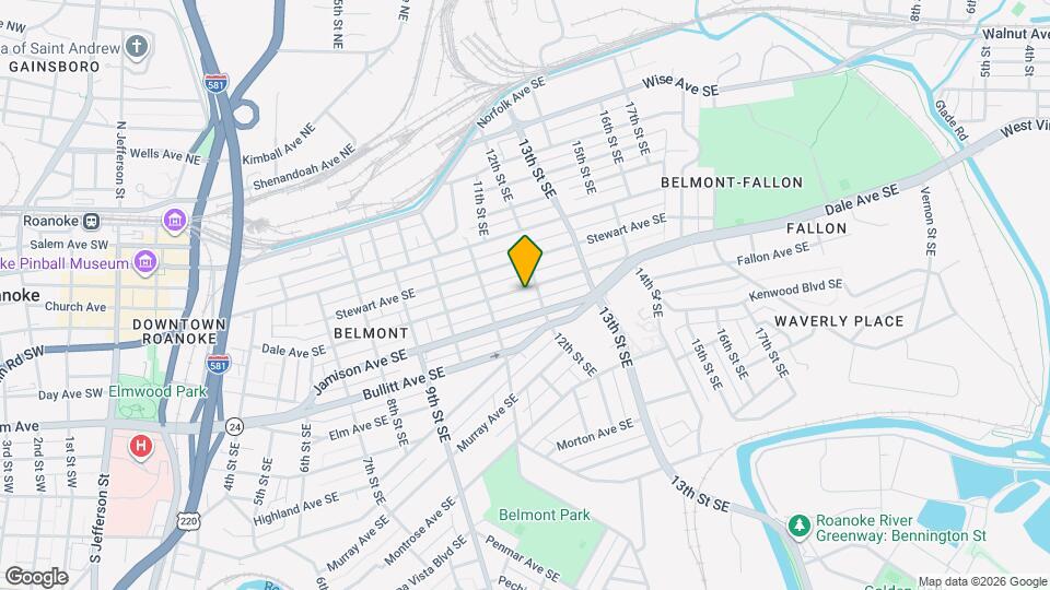 1121 Dale Ave SE Map and Location Details