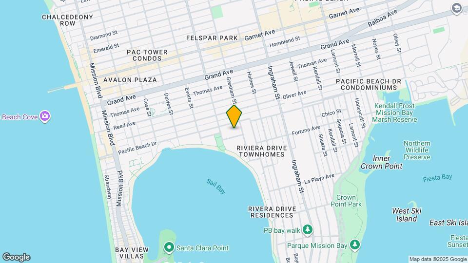 1354 La Palma St Map and Location Details