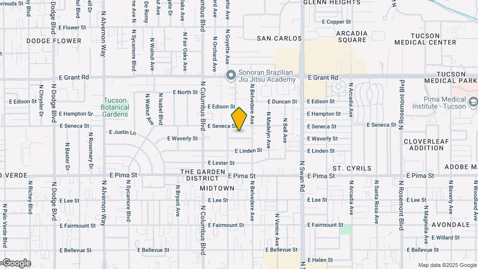 4433 E Waverly St Map and Location Details