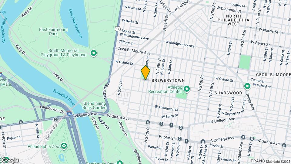 1455 N 30th St Map and Location Details