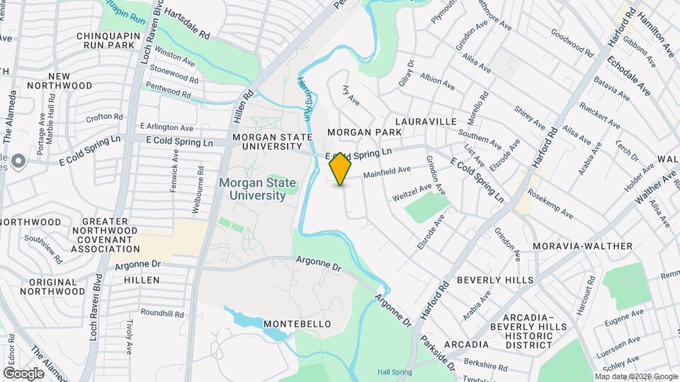 2701 Woodsdale Ave, Unit #3 Map and Location Details
