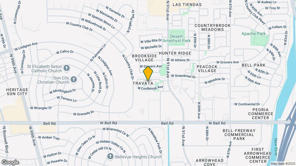 17466 N 92nd Ave Map and Location Details